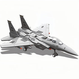 KERHENE F-15 Eagle front view shows detailed build for collectors and Lego fans.