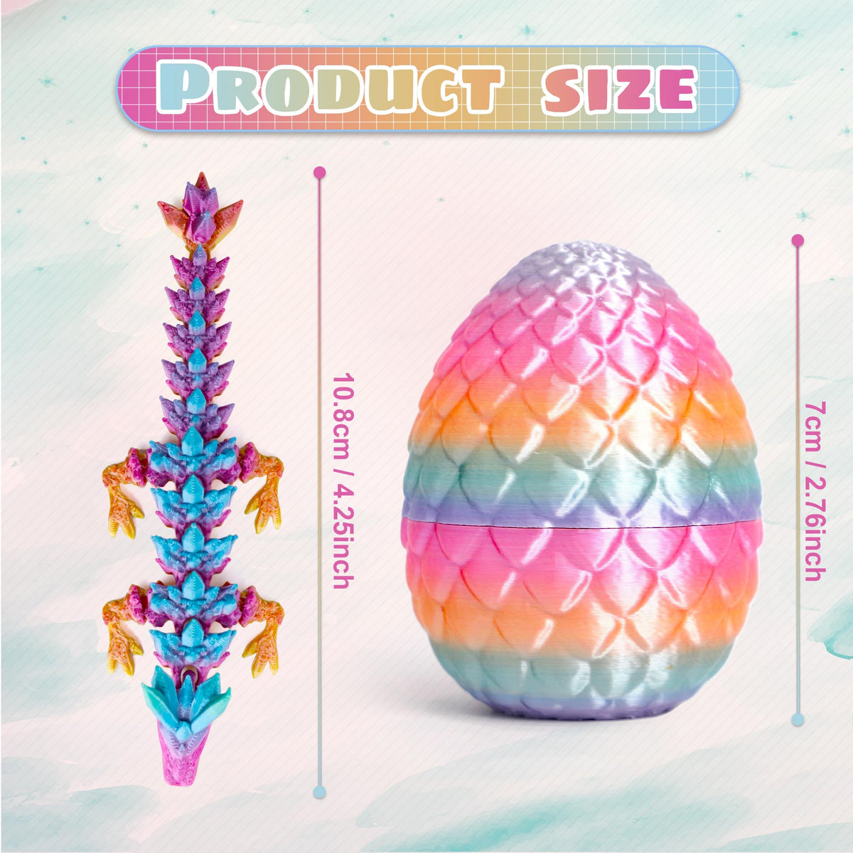 KERIDAZPLY Easter gift dragon egg toy, delightful surprise for kids.