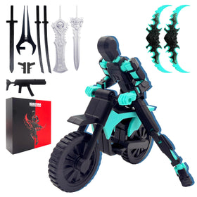 KERITOBA T13 action figure set with blue finish, ready for dynamic posing and display.