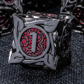 KERWELLSI DND dice D4 diamond design close-up highlights craftsmanship.