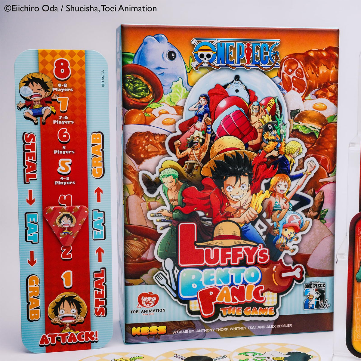 KESS One Piece Bento Panic setup image shows quick setup for game night.