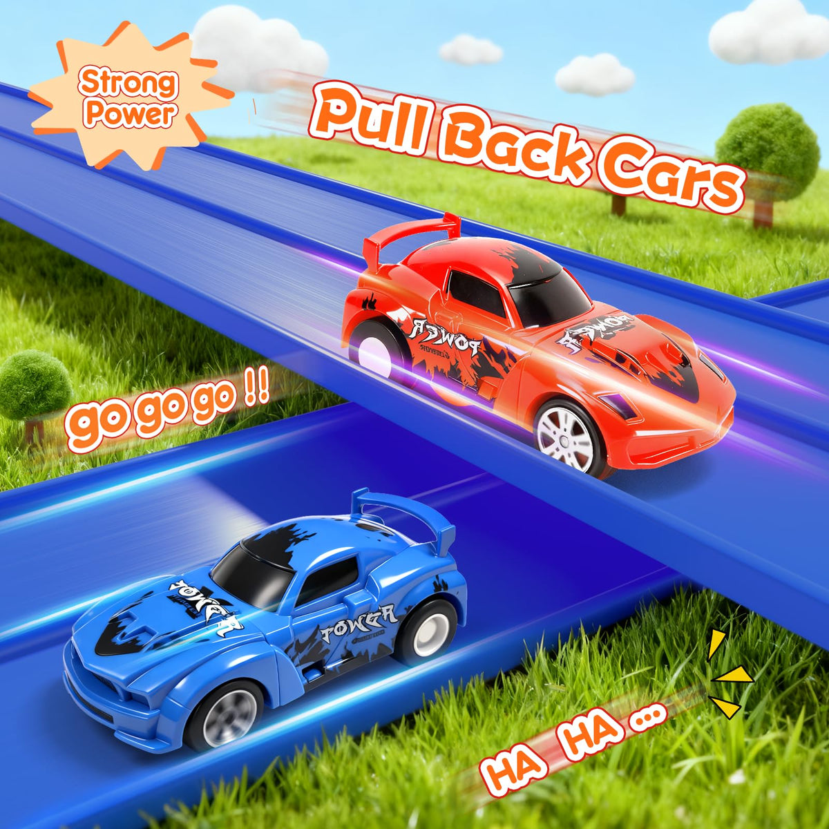 KETIEE Flex Tracks ideal gift for ages 3 and up who love speed.