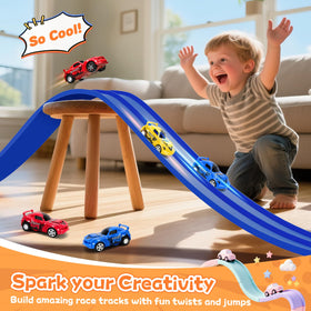 KETIEE bendable track enables endless twists and turns for dynamic racing.