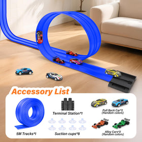 KETIEE Flex Tracks compact storage fits into closets and treasure chests.