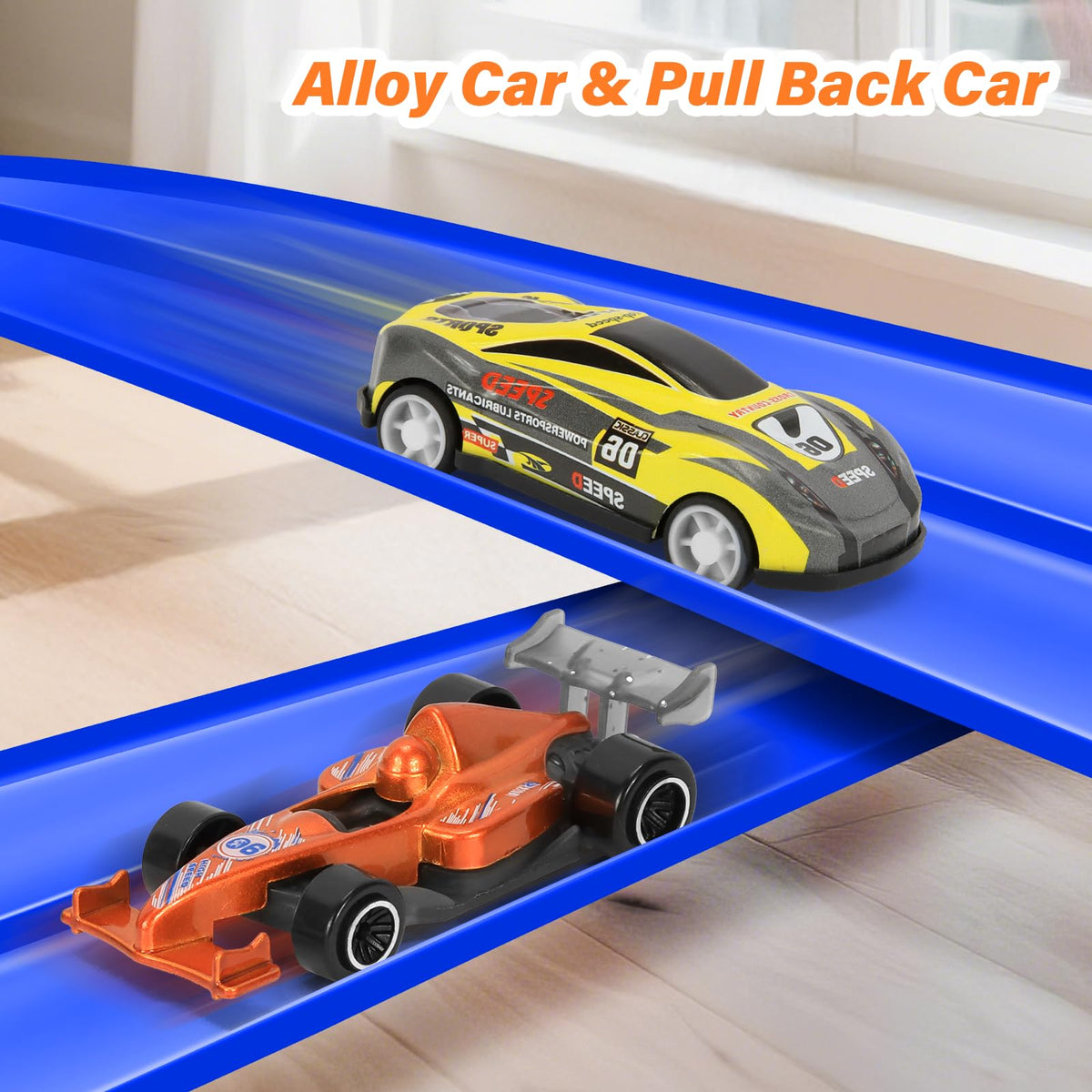 KETIEE Flex Tracks no-assembly setup saves time before racing adventures.