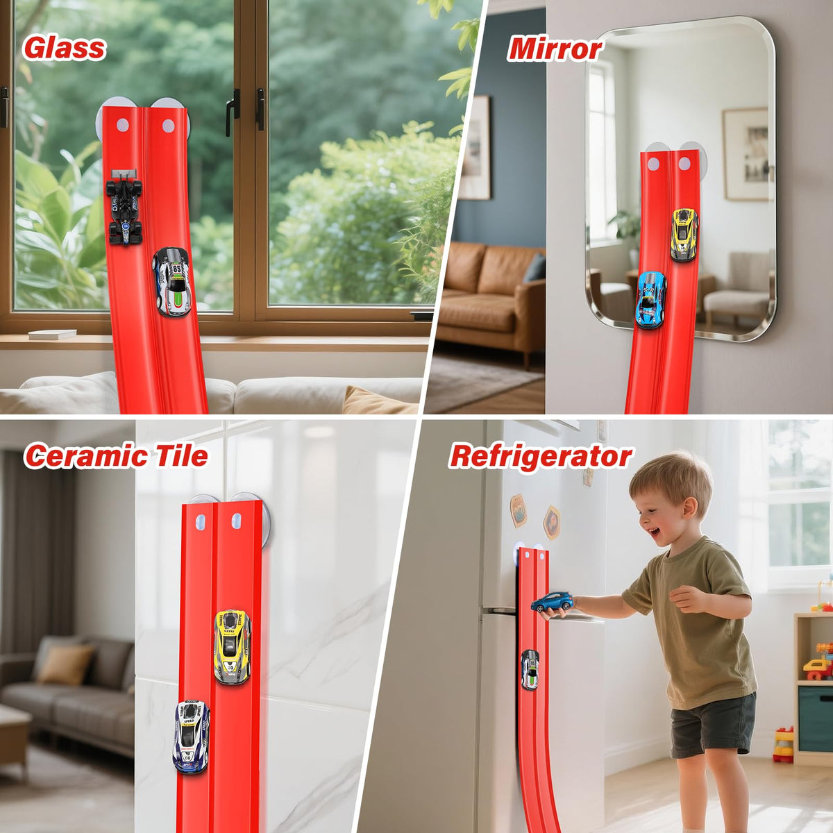 KETIEE Flex Tracks rolls up for easy storage and portability.