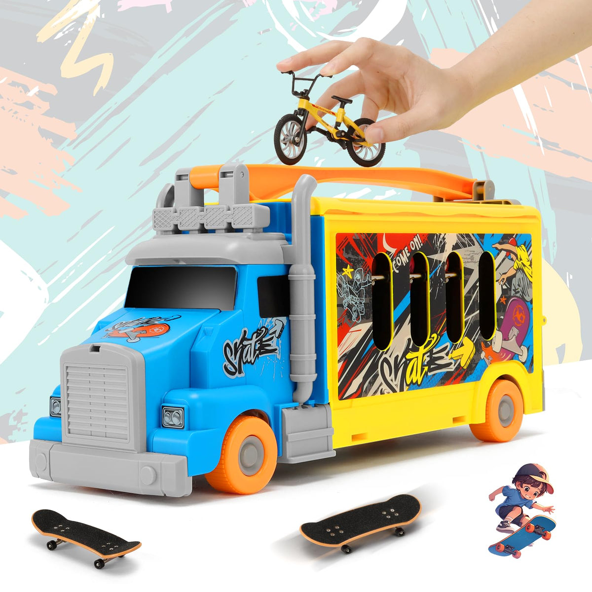 KETIEE gift-ready transforming skatepark makes a fun present