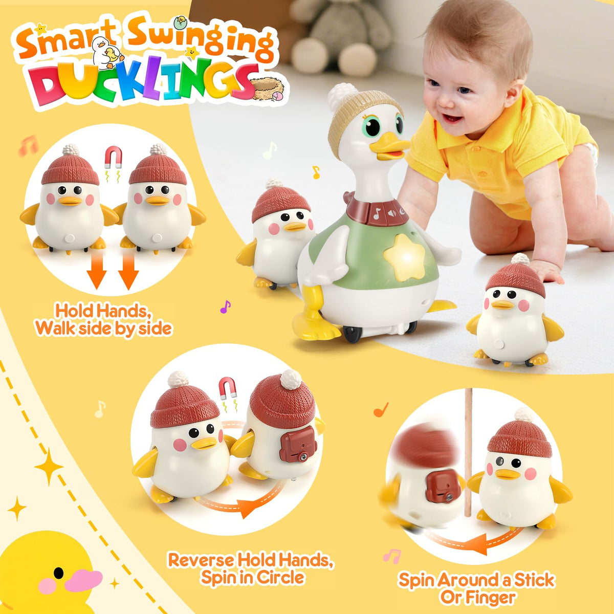 Ketiee line crawl play helps babies chase and coordinate movements