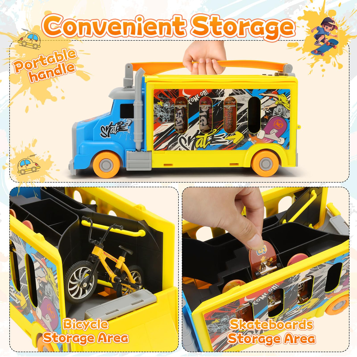 KETIEE mini bicycle included for imaginative play