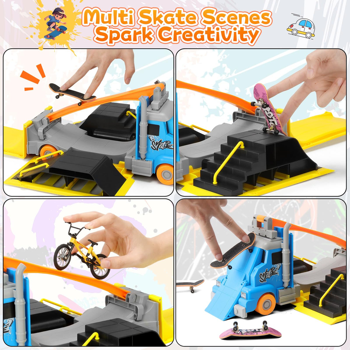 KETIEE portable skatepark on the go lets kids play anywhere