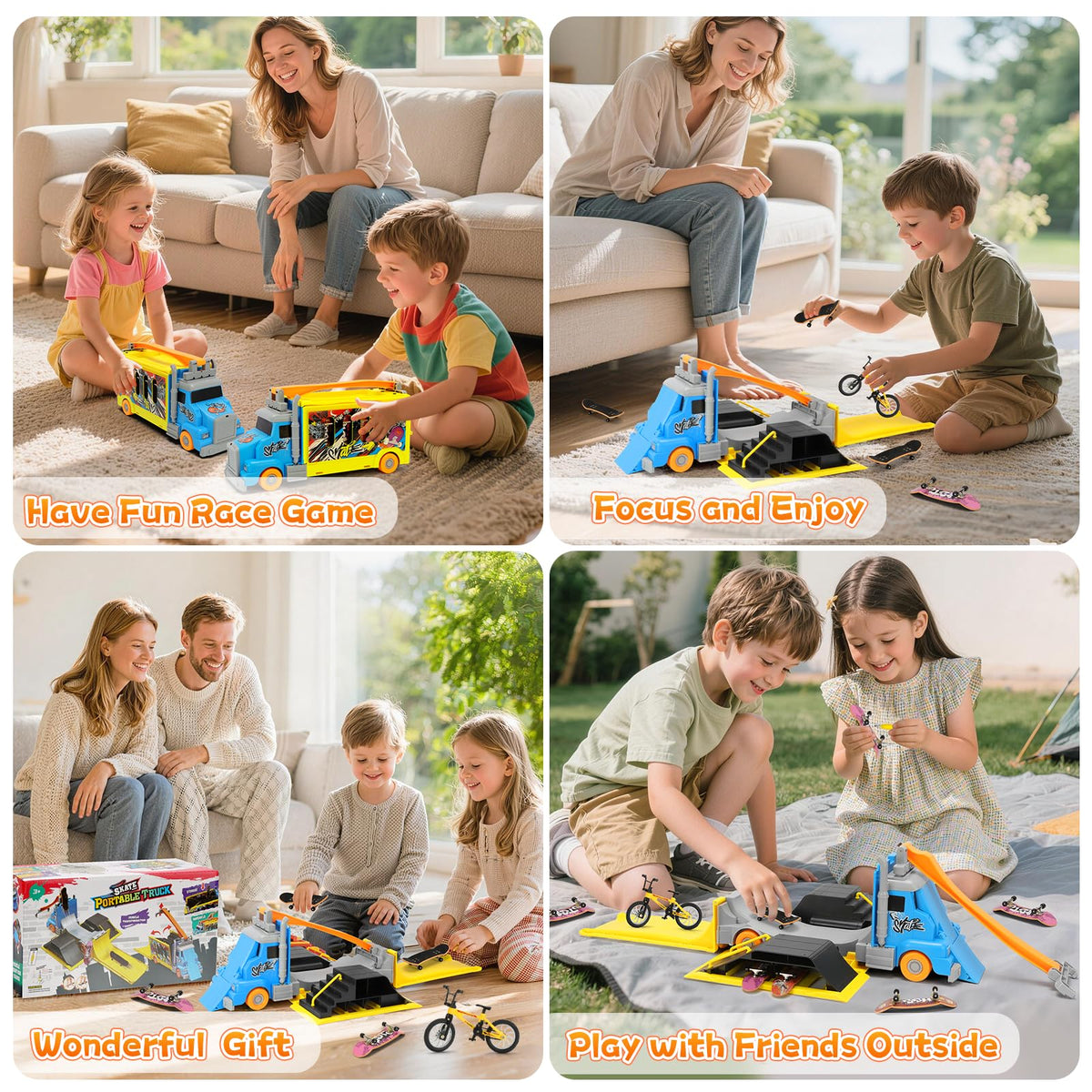 KETIEE safe durable ABS material ensures sturdy play