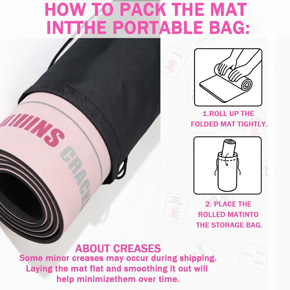 Ketliyaze mat folds flat for easy transport and quick setup