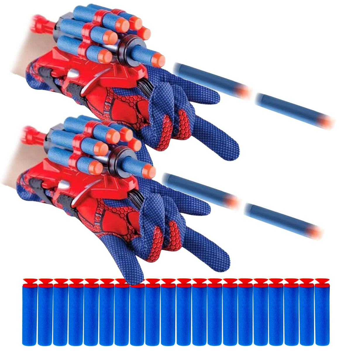 Keumi spider web shooters setup for kids' imaginative play and cosplay