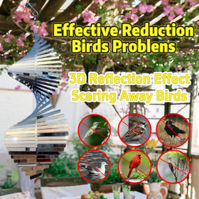 Kexsscai outdoor garden decor spinner enhances curb appeal with mirror-like reflections
