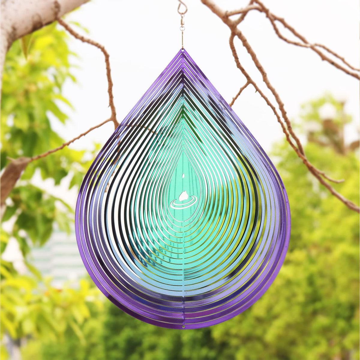 Kexsscai hanging art installs easily indoors or outdoors with a sturdy hook.