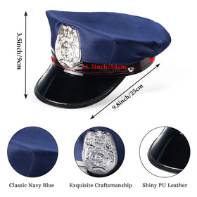 Keymall Kids Police Officer Vest with Velcro closure for easy dressing