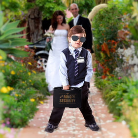 Keymall Ring Bearer Accessories Set contents display.
