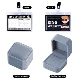 Keymall security earpiece and ID card for added ceremony flair.