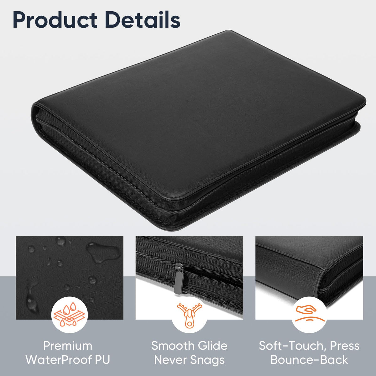 Keyufox binder capacity up to 252 toploaders for large collections.