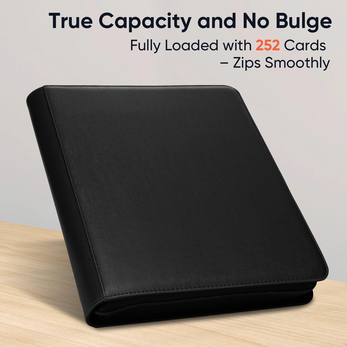 Keyufox binder pocket layout highlights nine pockets for quick access.