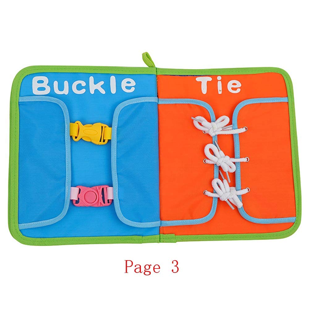 Kghios BusyBoard tie promotes lacing skills and steady finger control