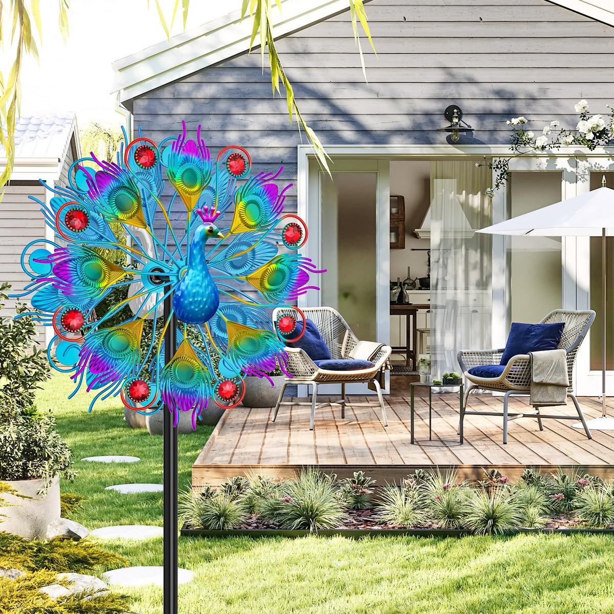 KHayRovies easy assembly yard decor quickly set up in minutes
