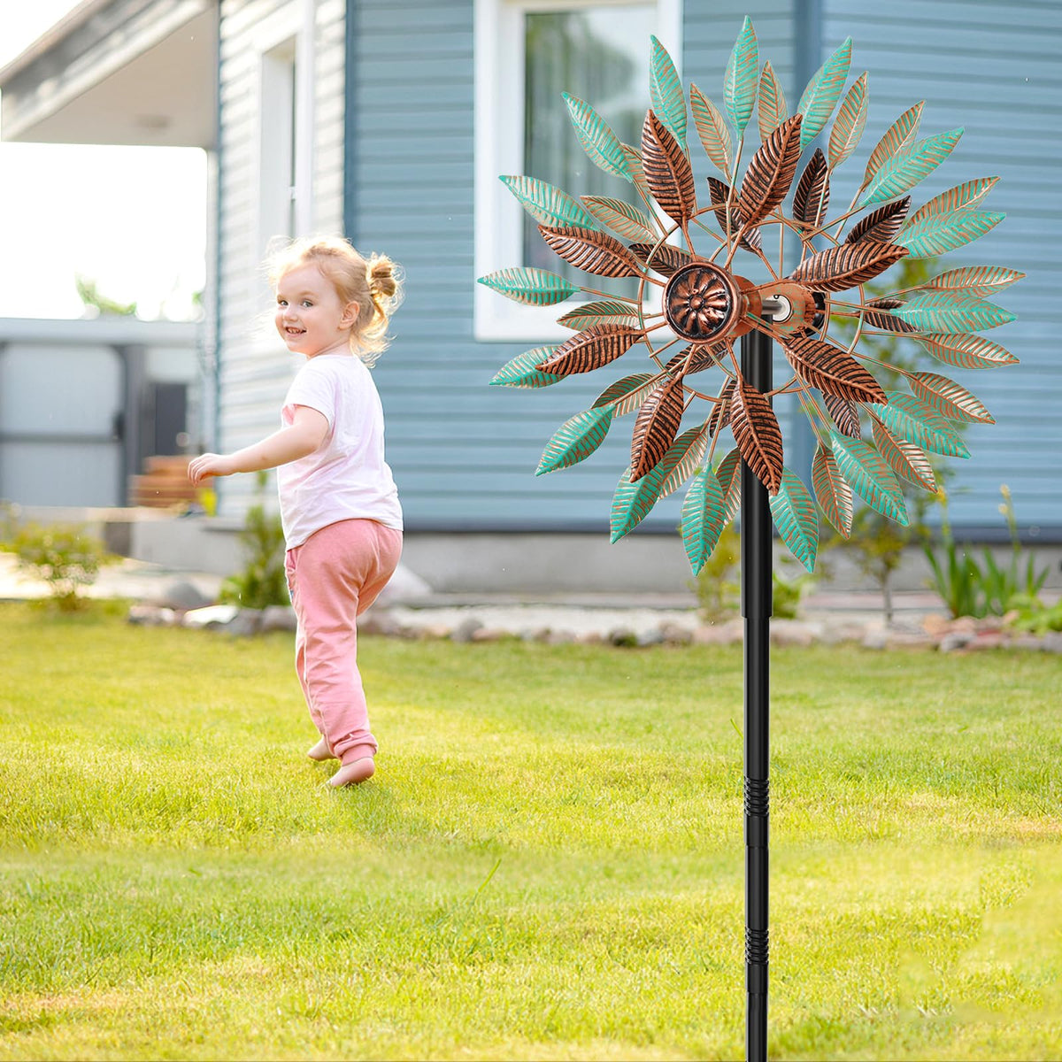 KHayRovies wind spinner is easy to assemble without tools.