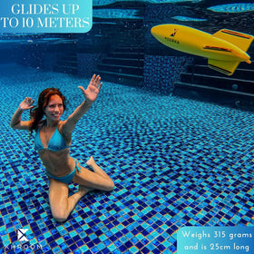 Khroom Underwater Torpedo dives with action, fueling engaging pool challenges and active play.