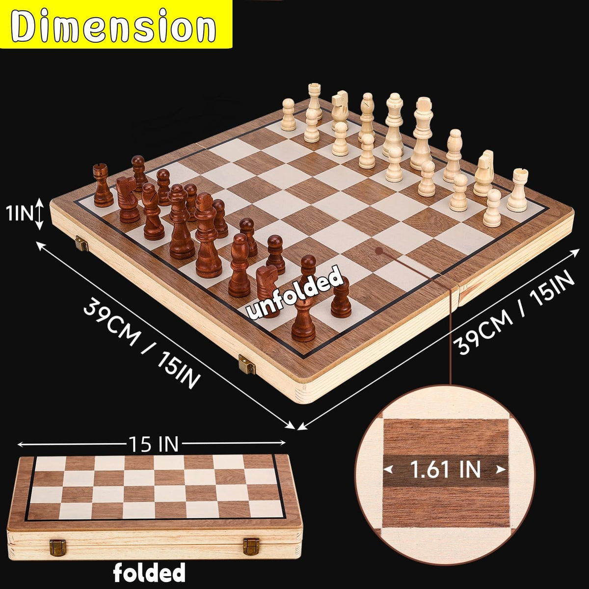 Kiapeak chess pieces with two extra queens enable quicker promotions.