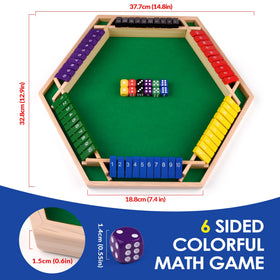 Kiapeak Shut The Box in action with rolling dice for strategy