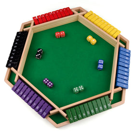 Kiapeak Shut The Box on table during family game night