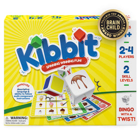 Kibbit forest theme bingo board enhances descriptive language during play.