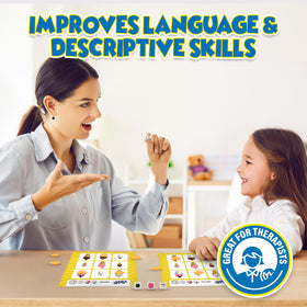 Kibbit kids describe the dice play for immersive language practice.