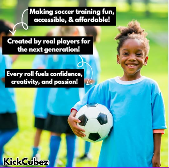 KickCubez family-friendly activity encourages daily soccer practice.
