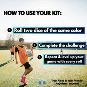 KickCubez portable training for backyard, park, or gym spaces.