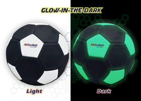 Kickerball aerodynamic design top view highlights improved flight stability and durability