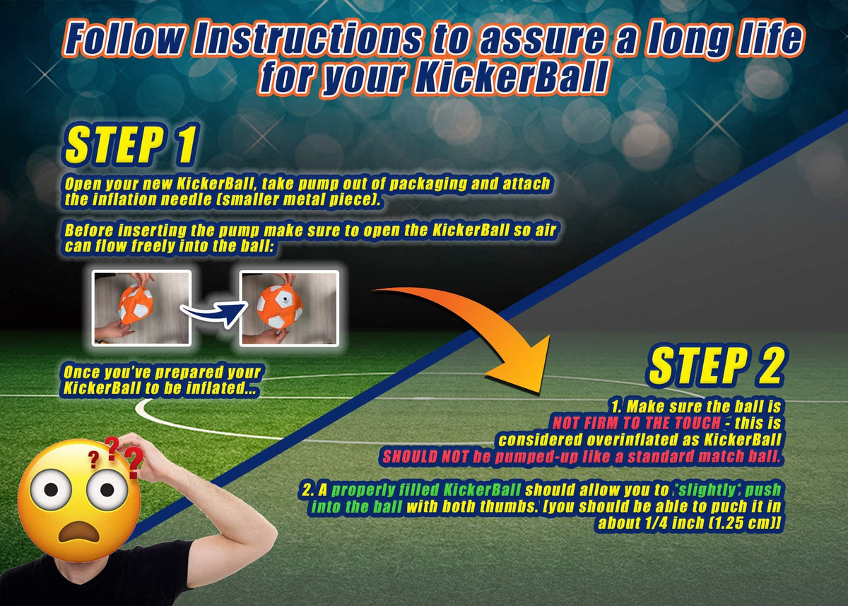 Kickerball goalkeeper training tool aids reflex and positioning drills.