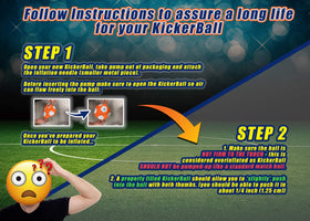 Kickerball goalkeeper training tool aids reflex and positioning drills.