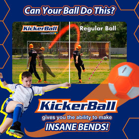 Kickerball kid backyard play shows beginner-friendly curve