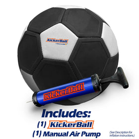Kickerball size4 soccer ball in motion demonstrates controllable swerve for precise skills