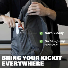 Kickit air-slowing design demonstrates longer flight and reaction time with accuracy.