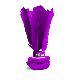 Kickit birdie soccer trainer front purple for versatile outdoor practice and control.