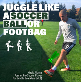 Kickit easy passing ball aids smooth passes and controlled juggling