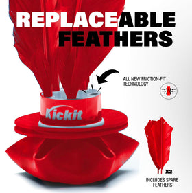 Kickit Inferno LED Birdie Trainer indoor-play image highlighting safe practice area