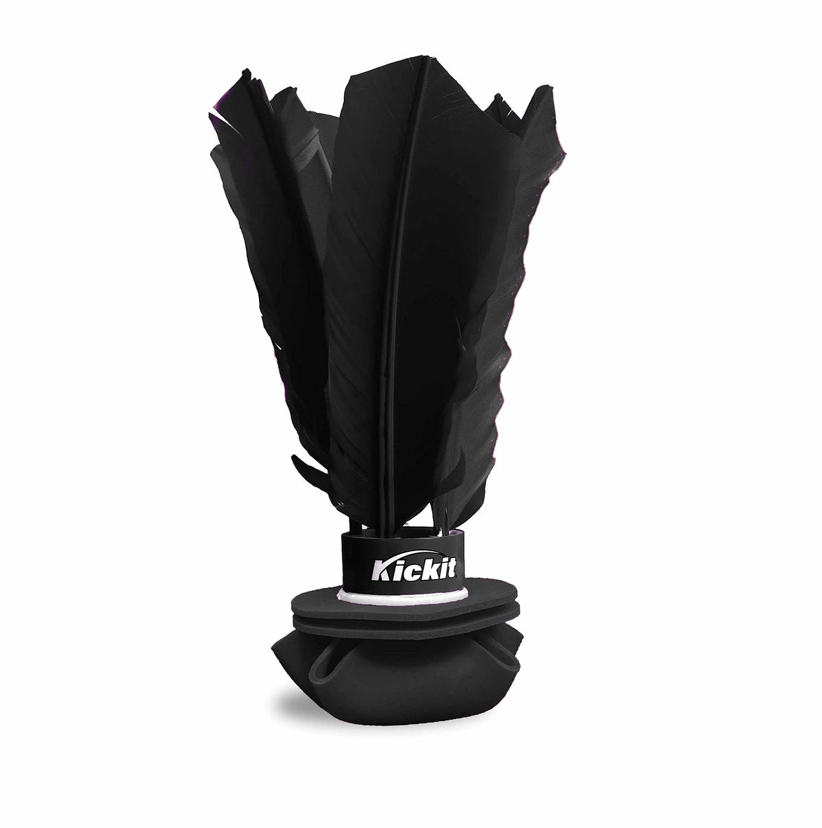 Kickit original birdie soccer trainer front view for portable outdoor practice
