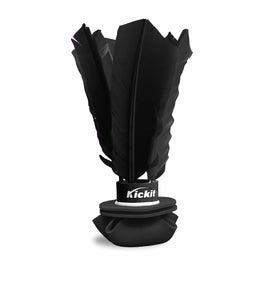 Kickit original birdie soccer trainer front view for portable outdoor practice