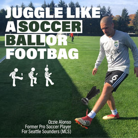 Kickit original birdie soccer trainer side view shows sleek design for agility