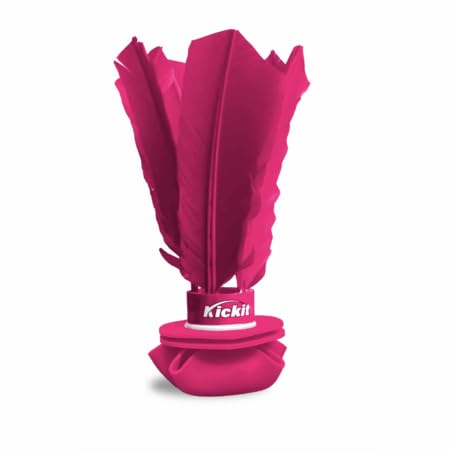 Kickit pink original birdie trainer front view for building foot skills and fun