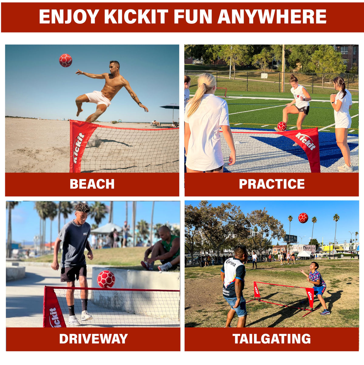 Kickit Soccer Tennis 2v2 session fosters teamwork and skill sharing