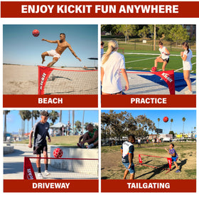 Kickit Soccer Tennis 2v2 session fosters teamwork and skill sharing
